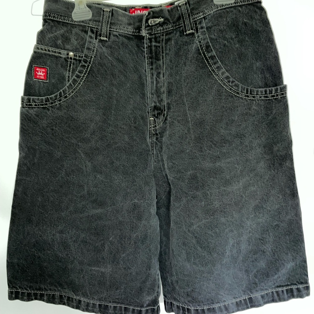 Baggy jean shorts
